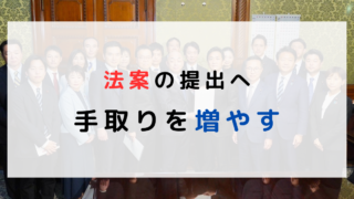 法案の提出へ　手取りを増やす